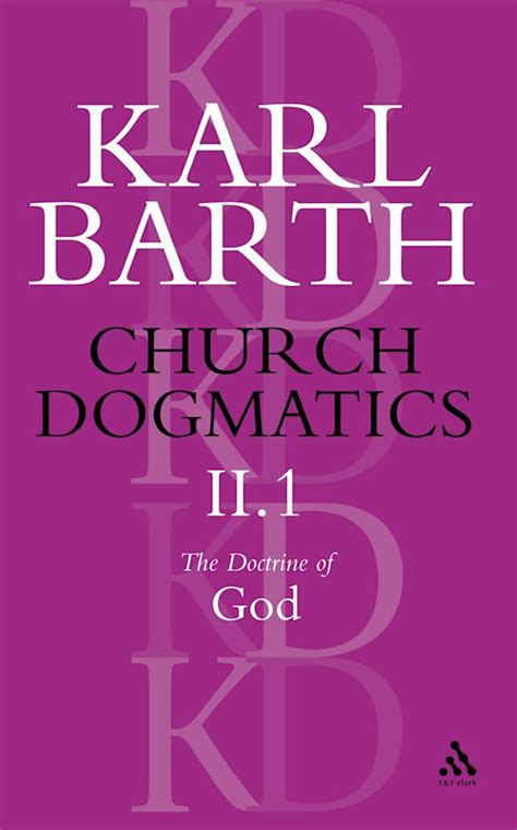 Church Dogmatics The Doctrine of God Volume 2 Part 1 The Knowledge of God The Reality of God PDF