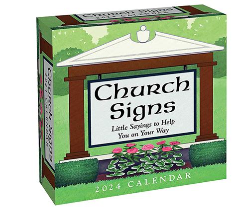 Church Signs 2017 Day  Calendar PDF