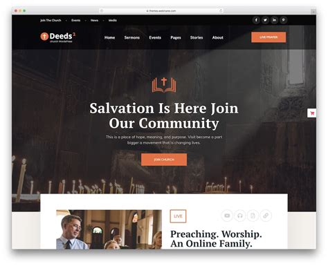 Church Website Templates