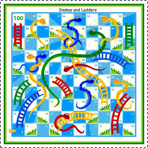 Chutes And Ladders Template