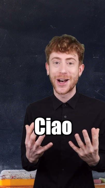 Ciao! 歡迎來到義大利語世界的友好問候