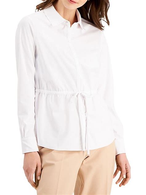 Cinched Waist Button Down Shirt: A Style Staple That Flatters Every Figure