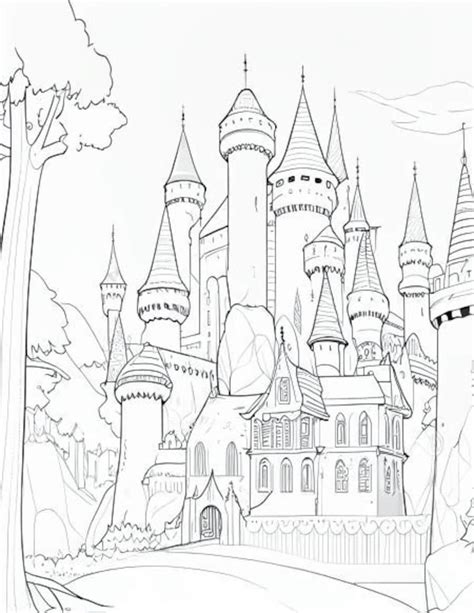 Cinderella Castle Printable