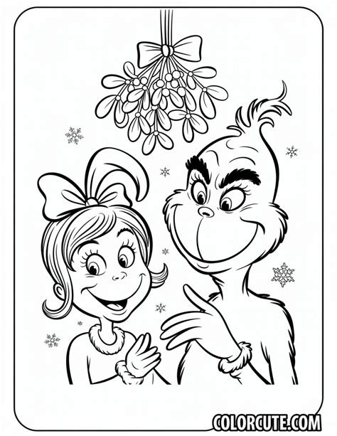 Cindy Lou Who Coloring Pages Printable