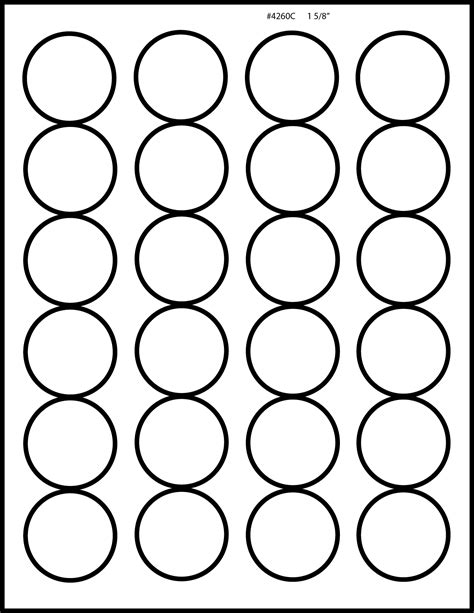 Circle Labels Template