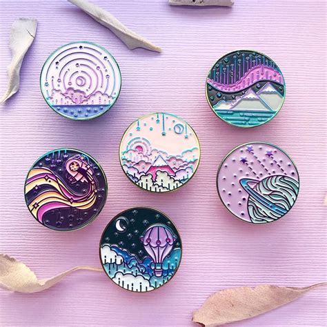 Circle Pins in Fashion