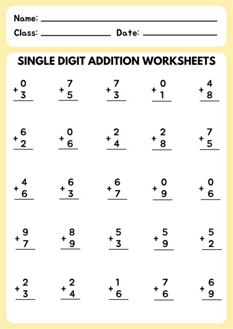 Circle The Sum Preschool Addition Worksheets Printable