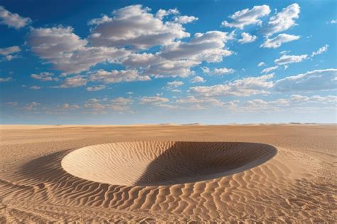 Circular Sand Dunes: