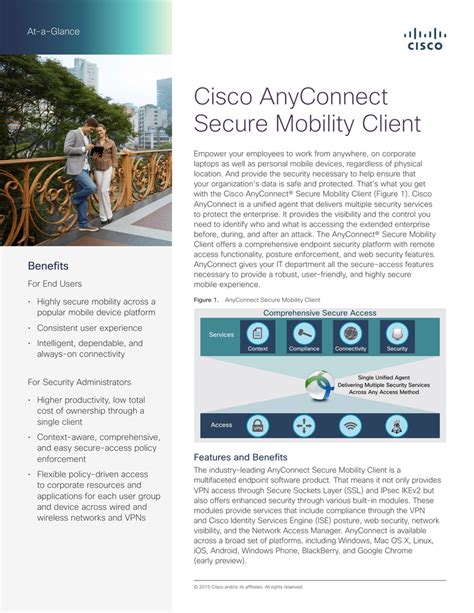 Cisco Anyconnect Secure Mobility Solution At A Glance Reader