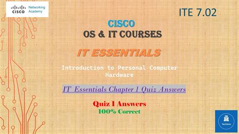 Cisco It Essentials Answers PDF