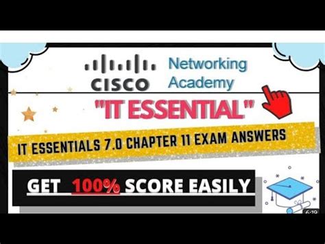 Cisco It Essentials Chapter 11 Test Answers Epub