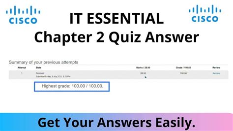 Cisco Netacad It Essentials Exam 5 Answers Kindle Editon