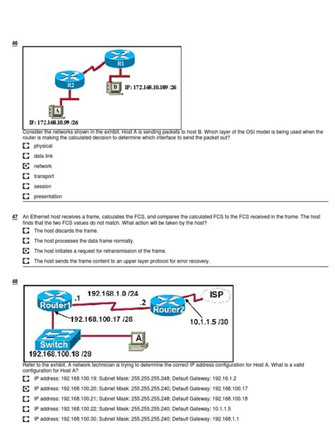 Cisco Netacad Networking 1 Test Answers Reader