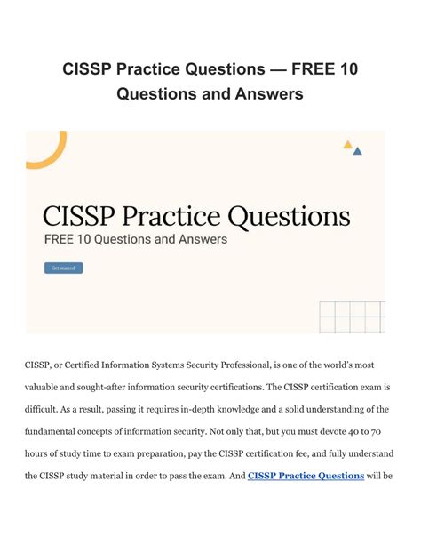 Cissp Questions And Answers Free Doc