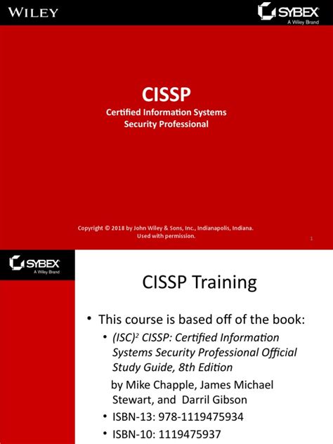 Cissp Slides Pdf PDF