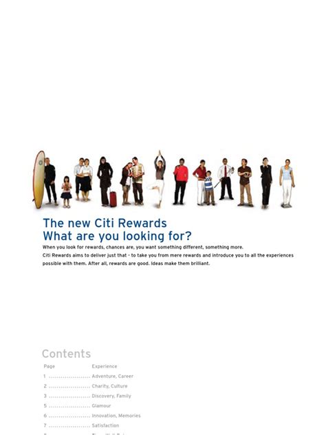 Citi Rewards Catalogue