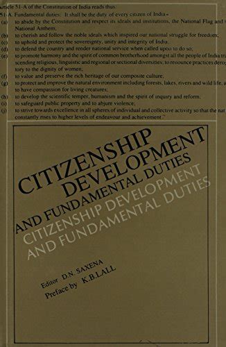 Citizenship Development and Fundamental Duties 1st Edition Reader