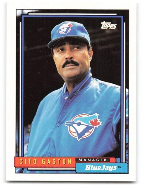 Cito Gaston: A Hall of Fame Manager and a True Blue Jay