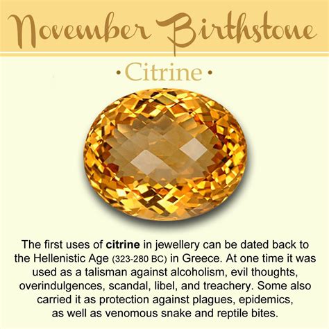 Citrine: The Birthstone of November