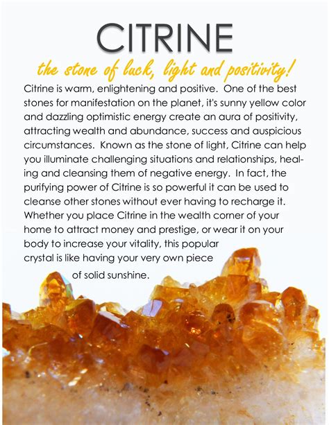 Citrine: The Electrifying Energy Stone