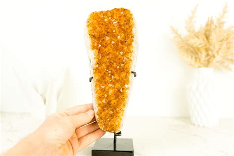 Citrine Crystal Formations: Tall, Radiant, and Inspiring