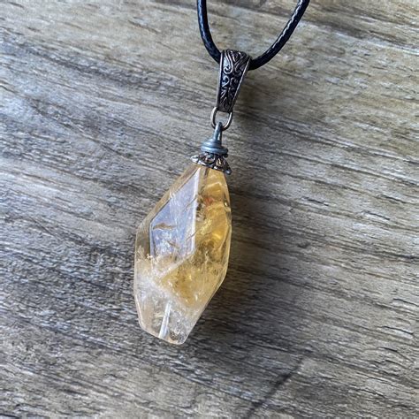 Citrine Crystal Necklace: A Sunlit Talisman of Prosperity and Positivity