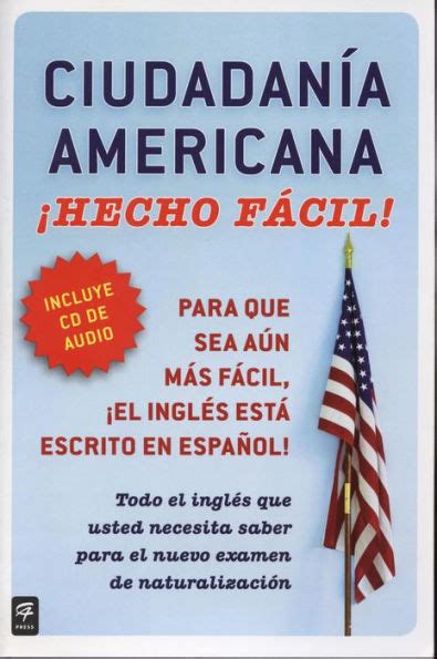 Ciudadania Americana Â¡Hecho fÃ¡cil con CD United States Citizenship Test Guide Hecho facil Spanish Edition Epub