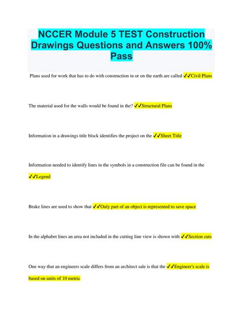 Civil Construction Technician Test Questions And Answers Reader