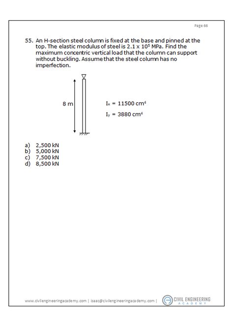 Civil Engineering Sample Exam Kindle Editon