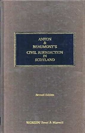 Civil Jurisdiction in Scotland The Brussels and Lugano Conventions Kindle Editon