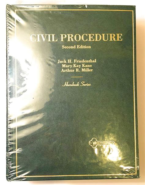 Civil Procedure Hornbook Jack Friedenthal Epub