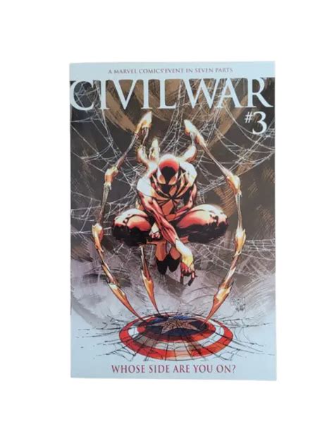 Civil War 2 B Retailer Incentive Michael Turner Variant Unmasking Of Spider-Man Reader