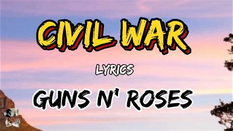 Civil War Lyrics by Guns N' Roses: A Journey into the Heart of Conflict and Redemption