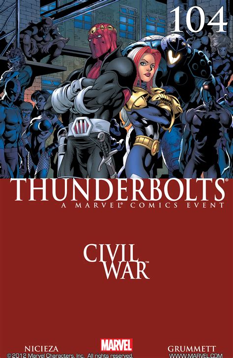 Civil War Thunderbolts Civil War Marvel Doc