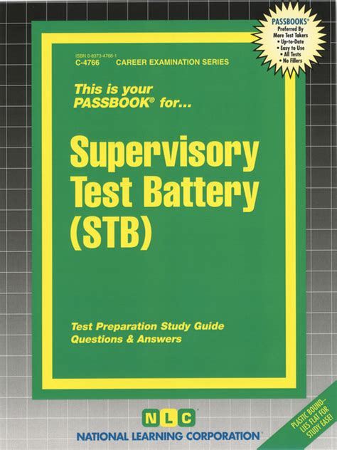 Civil service supervisory test battery in nj Ebook Reader