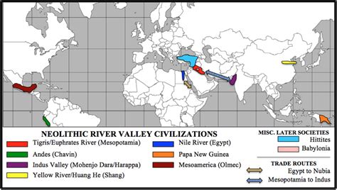 Civilizations Emerged in Key Geographical Regions