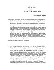 Cjad 415 Final Exam Answers Epub