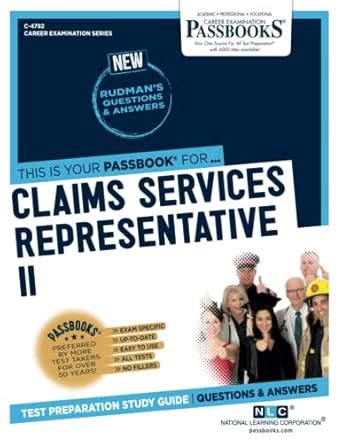 Claims Services RepresentativePassbooks Career Examination Passbooks Doc