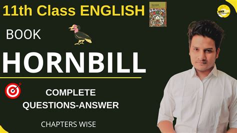 Class 11 Hornbill Question Answers Kindle Editon