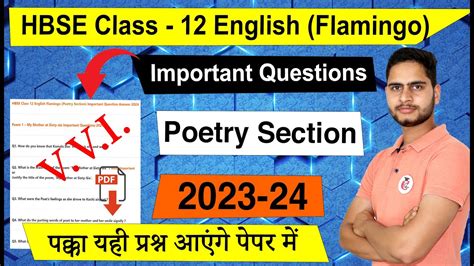 Class 12 English Flamingo Question Answer Reader