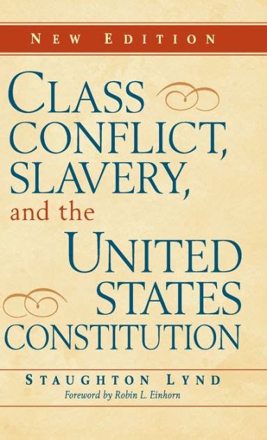 Class Conflict Slavery and the United States Constitution Epub