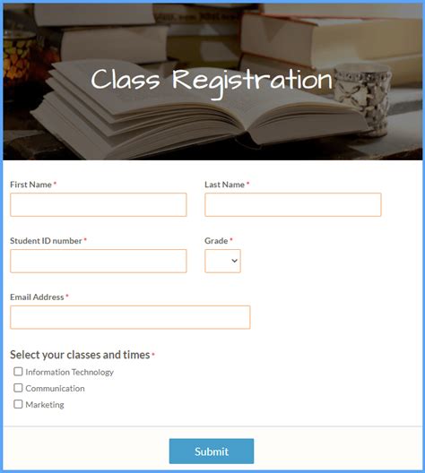 Class Registration: