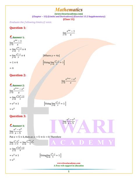 Class Xi Maths Ncert Supplementary With Solutions Epub