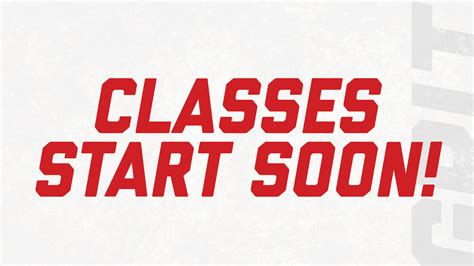 Classes begin