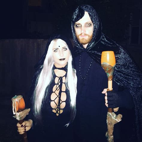 Classic Halloween Duo: Witch and Warlock