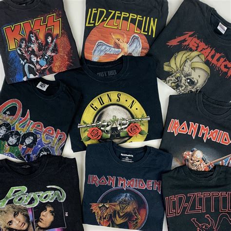 Classic Rock Band Tees: