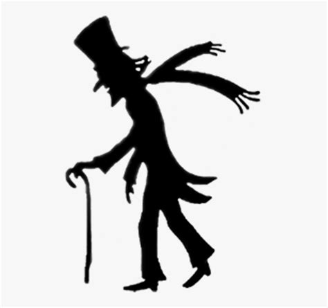 Classic Scrooge Silhouette: