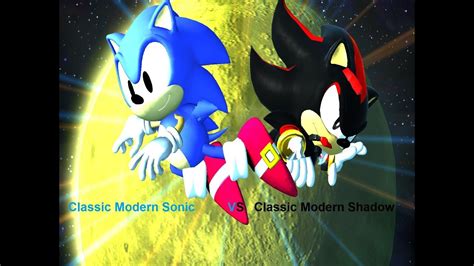 Classic Sonic and Modern Shadow Duo: