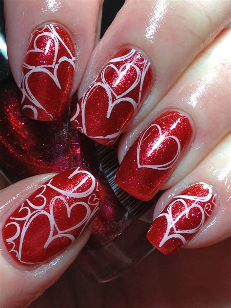 Classic Valentine's Day Nail Designs