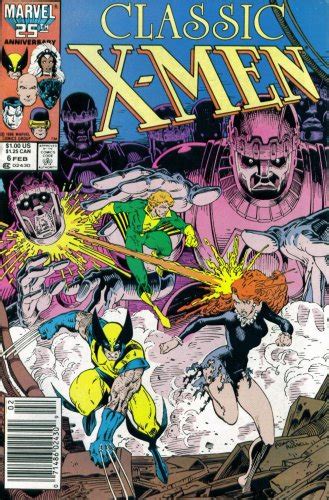 Classic X-Men 6 Merry Christmas X-MenThe Sentinels Have Returned Marvel Comic Book 1987 Doc